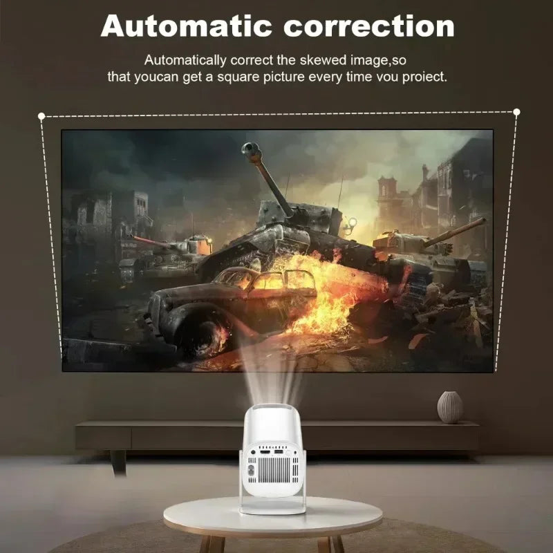 Mini Smart Projector P30 Android 11 WiFi 6 Technology 4K 1080P Video 1280x720P Native Resolution Portable Home Entertainment