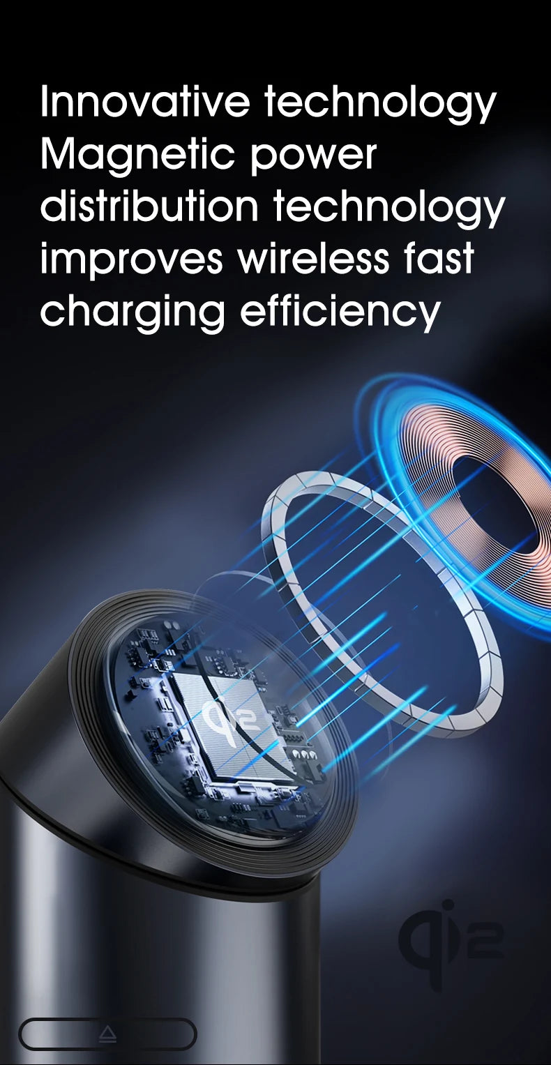 Qi2 Magnetic Wireless Charger Fast Charger 3-in-1 Intelligent Fast Charging 15W for IPhone 12/13/14/15/16, for Iwatch & AirPods