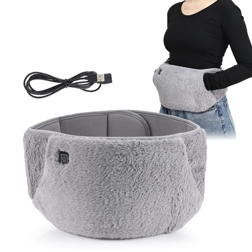 Electric Heating Waist Belt USB Hand Warmer Winter Hot Compress Abdominal Lumbar Uterus Heater