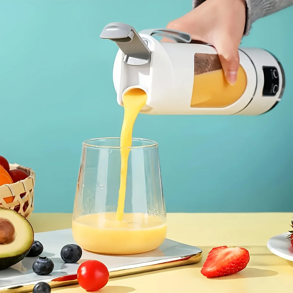 Portable USB-Rechargeable  Blender & Juicer，500ML Portable juicer Shakes and Smoothies Blender，Small Blenders，Mixing，Compact