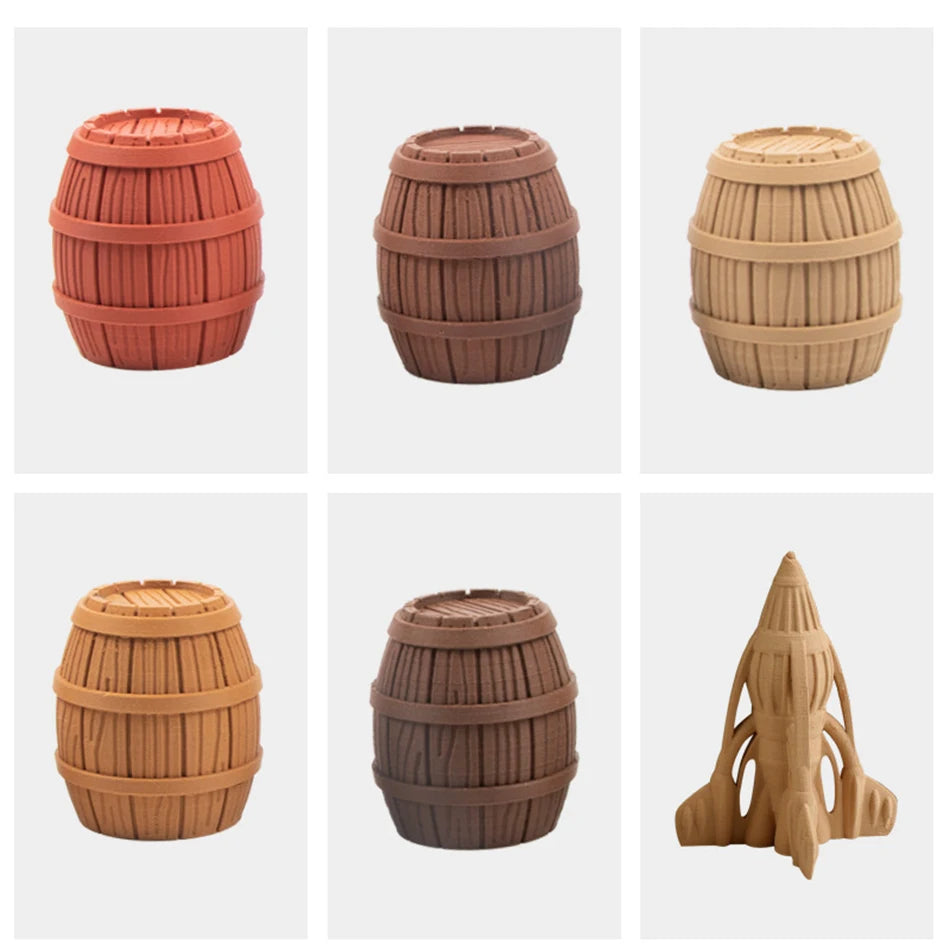 3D Printer Filament PLA Wood Grain 1.75mm Filament 1KG 250G 3D Printing Plastic Materials Filament Walnut Teak Cherry Wood