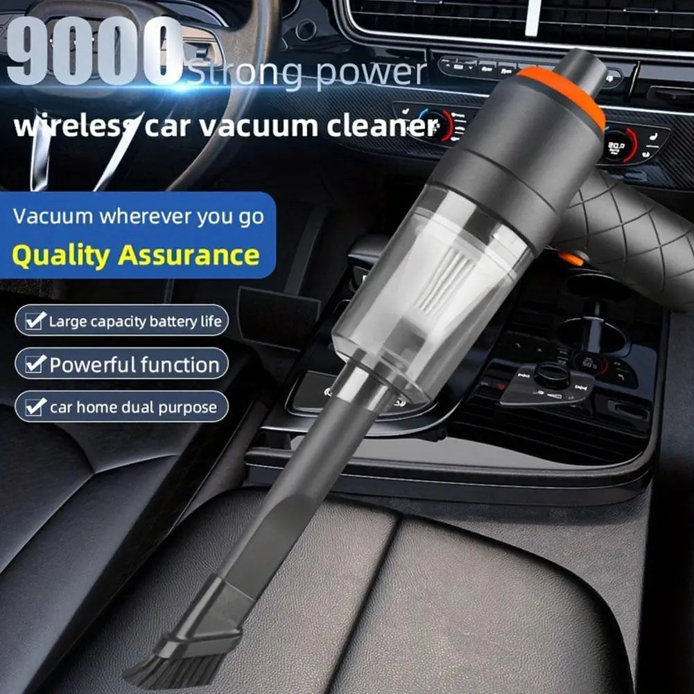 Mini Car Wireless Vacuum Cleaner Portable Strong Suction Household Cleaning Equipment Handheld Dust Collector Car Dust Blower