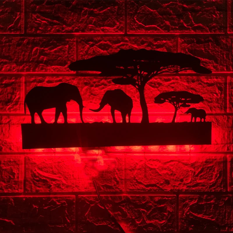 3D Creative LED Luminous Wall Lamp Interior Decoration Background Atmosphere Light USB Colorful Night Light