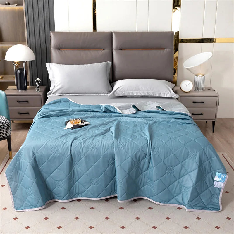 Summer Blanket, Cooling Blanket Self Cooling Blanket, Lightweight Thin Summer Blanket Double Sided, Cooling Blanket for Bed Sofa