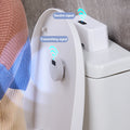 Automatic Toilet Flusher Touchless Toilet Flush Kit USB Rechargeable Versatile 20cm Sensing Distance IPX6 Water Proof for Home