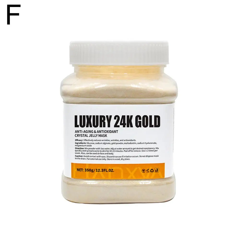 Gold Crystal Jelly Mask Powder Hydrating Brightening Moisturizing Facial Treatment Glowing Skin Care Product