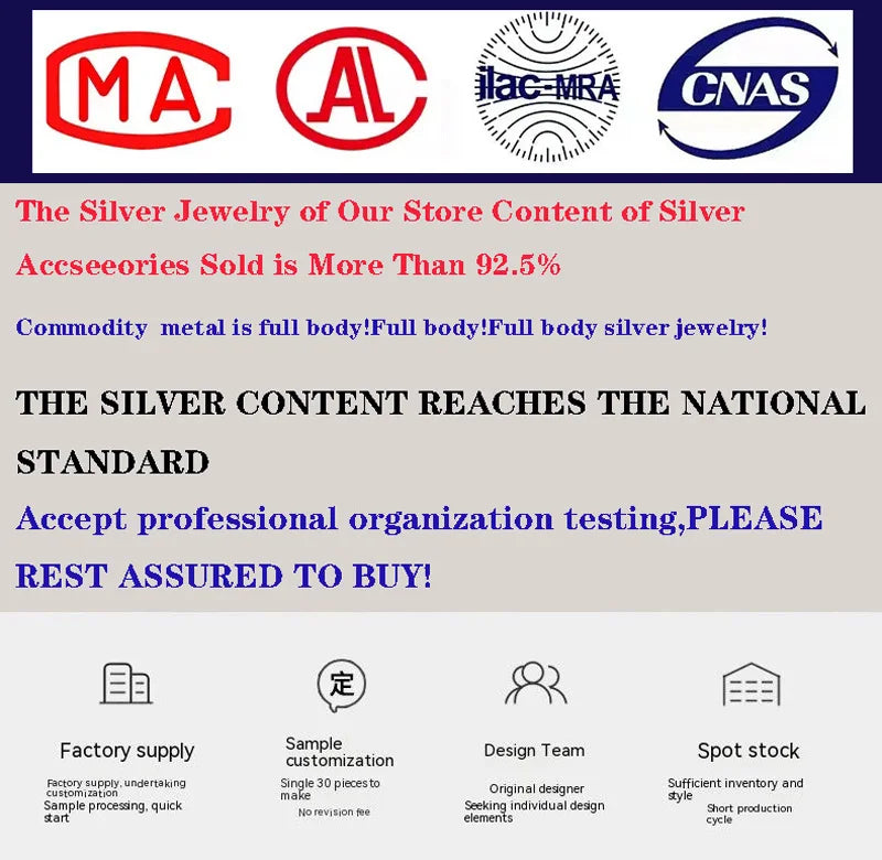 925 Silver Sterling Silver Necklace With Simple Geometric Multicolour Beads Choker Shiny Delicate Collarbone Chain For Women's