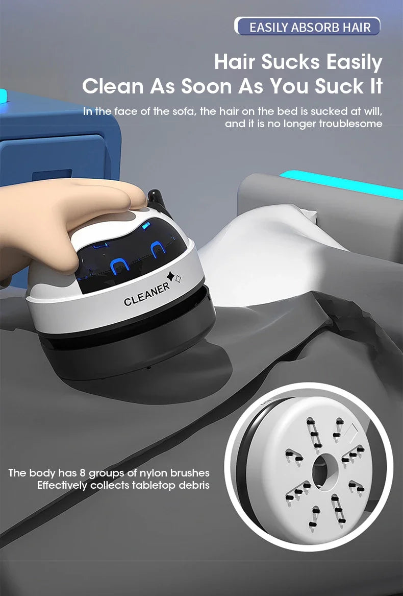 Mini Vacuum Cleaner Portable Desk Table Dust Vacuum USB Handheld Table Sweeper Hair Pencil Crumbs Cleaning Tool Vacuum Cleaner