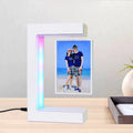 Floating Photo Frame  Levitating  360 Rotating Picture Holder Home Office Desk Creative Gift for Birthday Holiday Kids Friends