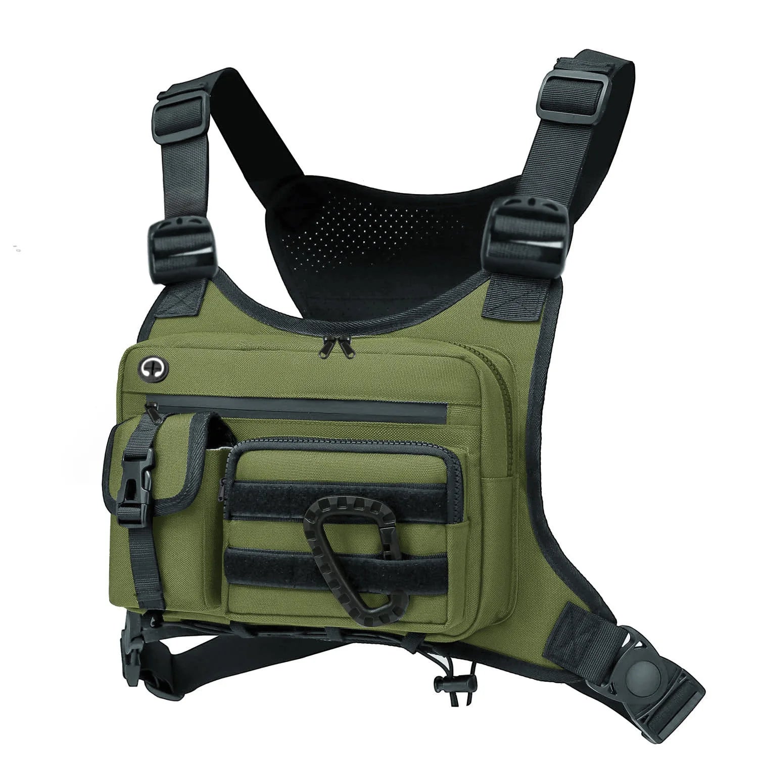 Outdoor Tactical Vest Multi-Functional Sports Vest Backpack Men's Tactical Chest Bag for Hunting Camping Traveling