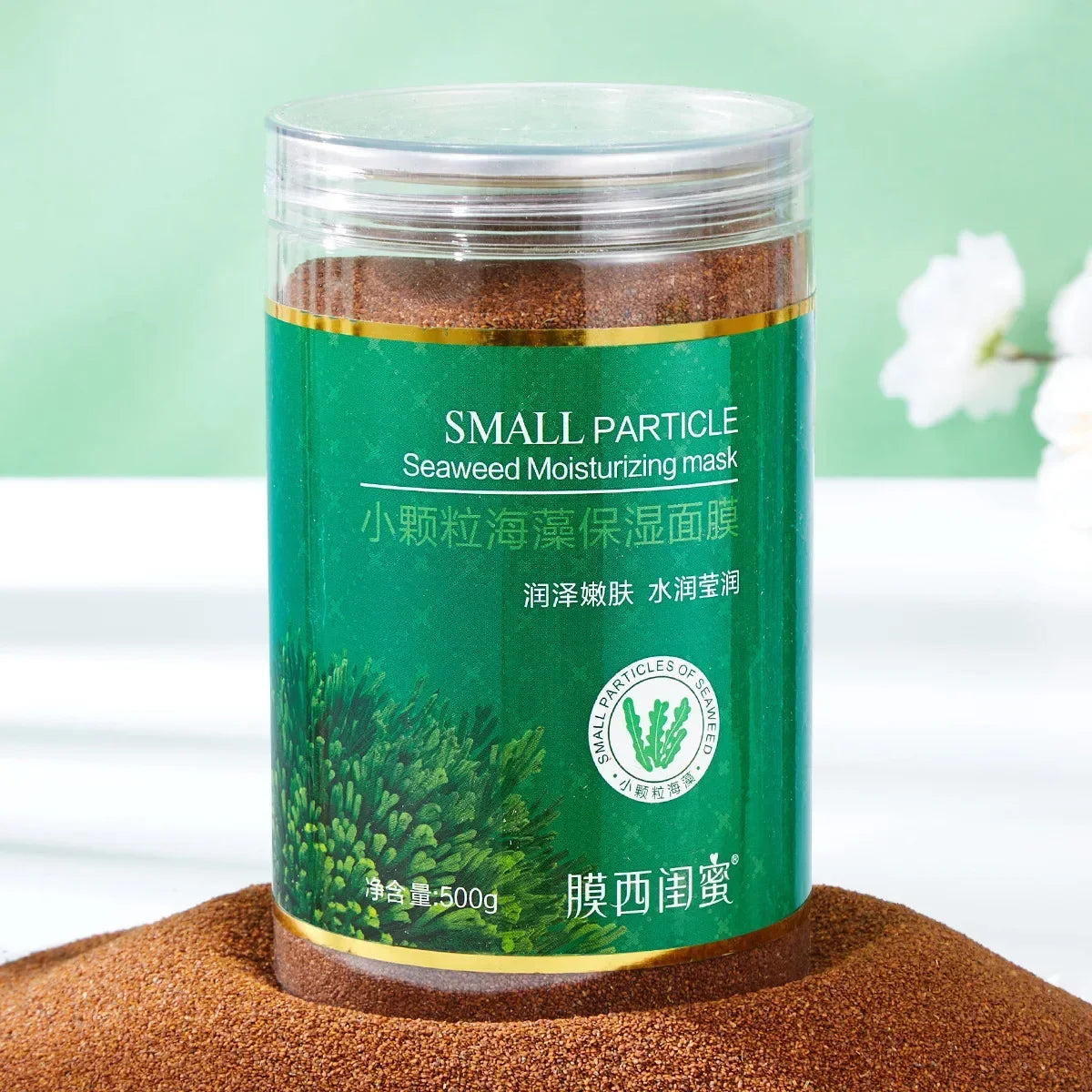 500g/650g Milk Seaweed Jelly Mask Powder Small Particles Marine Algae Moisturizing Mask Mud Softening Skin Improving Roughness