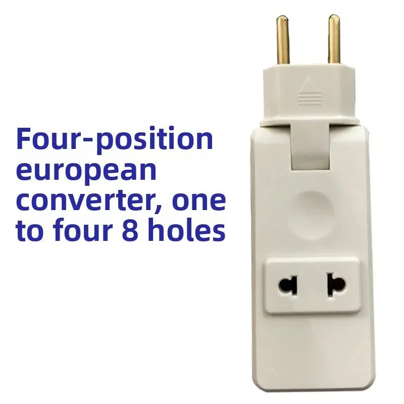 1pc New Electrical Outlet Extender Seat Extender - Power Socket Extender In Three Specification Rotatable Folding Portable Tonfa