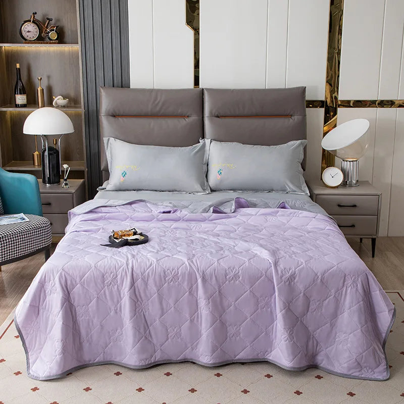 Summer Blanket, Cooling Blanket Self Cooling Blanket, Lightweight Thin Summer Blanket Double Sided, Cooling Blanket for Bed Sofa