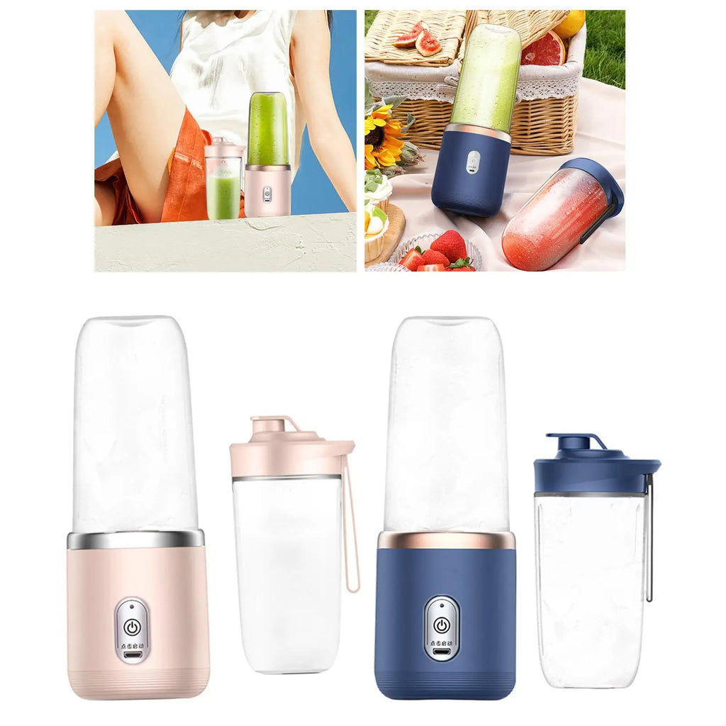 Portable Office Blender USB Fruit Mixer Fruit Juicing Cup 1800mAh Mini Blender Six Blades Mixing squeezed for Outdoor Travel