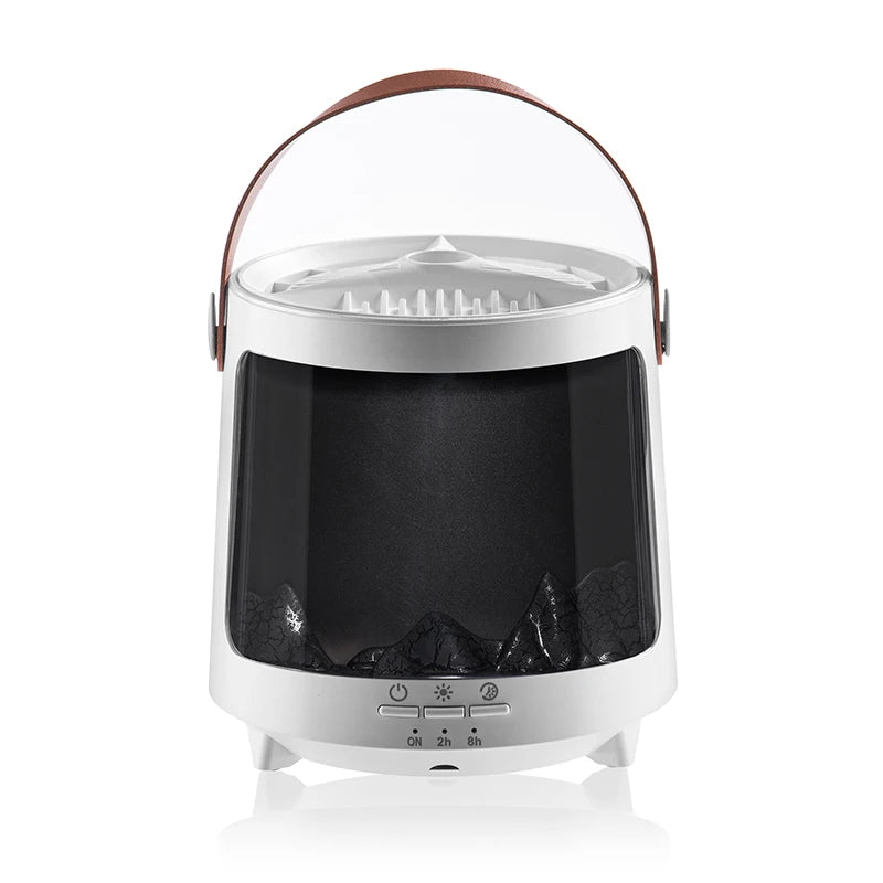 Aurora Jellyfish Humidifier Essential Oil Diffuser Flame Aroma Diffuser Ultrasonic Cool Mist Maker Fogger LED Night Light
