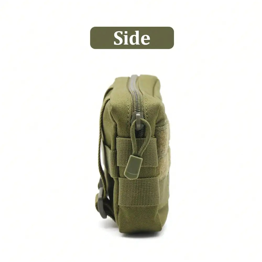 Outdoor EDC Hunting Tatical Molle Pouch Waist Pack Coin Cell Phone Bag Nylon Portable Men Toiletry Bag Clutch Outdoor