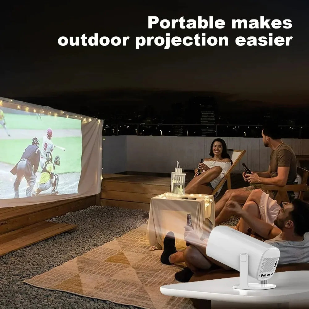 Mini Smart Projector P30 Android 11 WiFi 6 Technology 4K 1080P Video 1280x720P Native Resolution Portable Home Entertainment