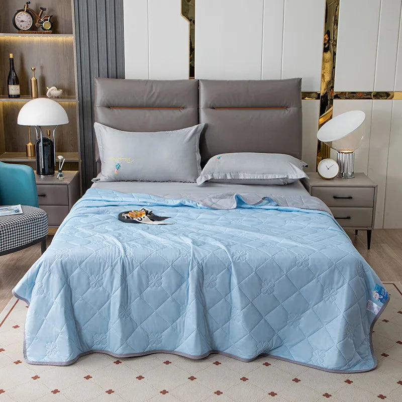 Summer Blanket, Cooling Blanket Self Cooling Blanket, Lightweight Thin Summer Blanket Double Sided, Cooling Blanket for Bed Sofa