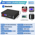 LiFePO4 Battery 48V 300Ah 15Kwh 6000+ Cycles Bluetooth BMS 100Ah 120Ah 150Ah 200Ah Home Solar Energy RV Lithium Battery EU STOCK