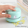 Mini Portable Vacuum Cleaner for Desk – Silent Cleaning Expert for Office & Study, Perfect Gift for Home & Office