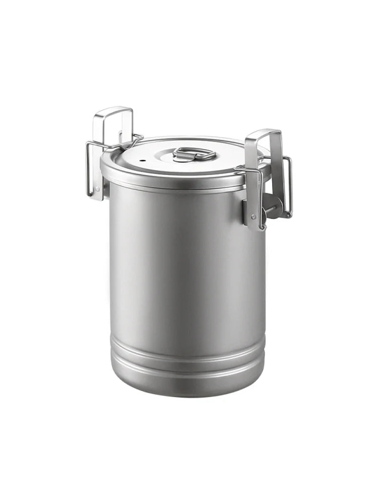 Camping Hiking Rice Cooker Outdoor Portable Picnic Cookware Stainless Steel Pot Multifunctional Travel Cooking Accessory