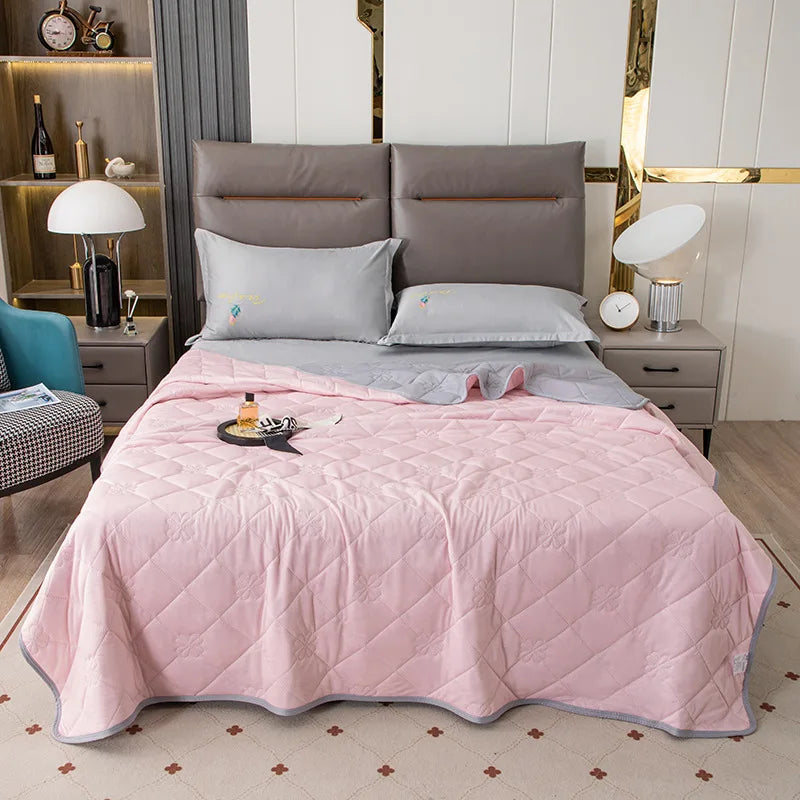 Summer Blanket, Cooling Blanket Self Cooling Blanket, Lightweight Thin Summer Blanket Double Sided, Cooling Blanket for Bed Sofa
