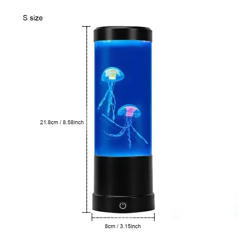 Jellyfish Lamp LED Remote Control Color Changing Aquarium Light With 8 Colors Home Decoration Lights Night Lights Pet Supplies