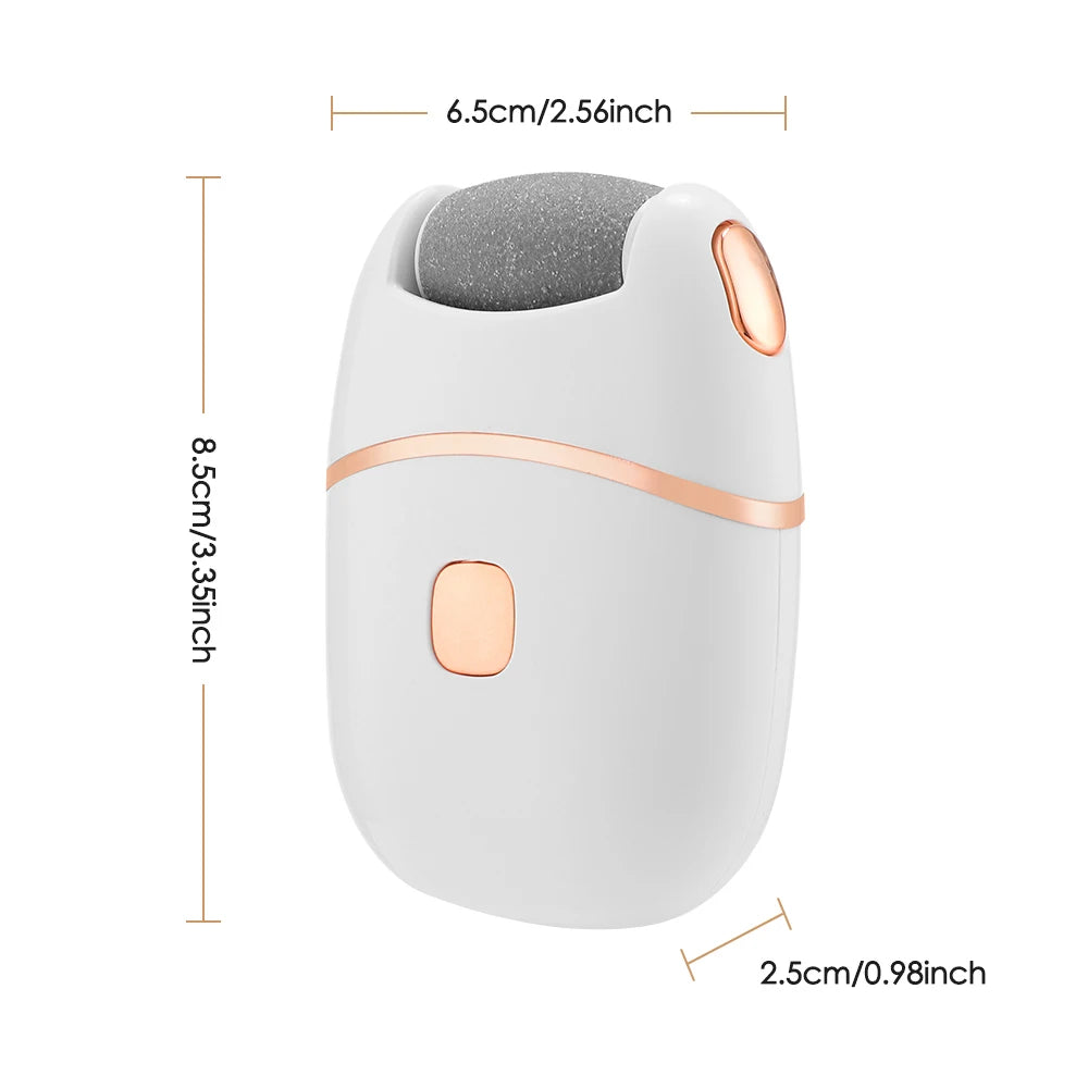 Electric Foot Grinder Automatic Pedicure Tool Remove Dead Skin Calluses Thick Leather Polishing Gentle Exfoliation 2 Gears