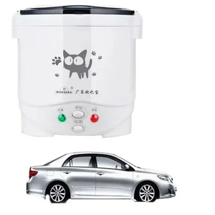 Electric Mini Rice Cooker - Portable MultiCooker for Household, Small Size Rice Cooker for 1-2 People