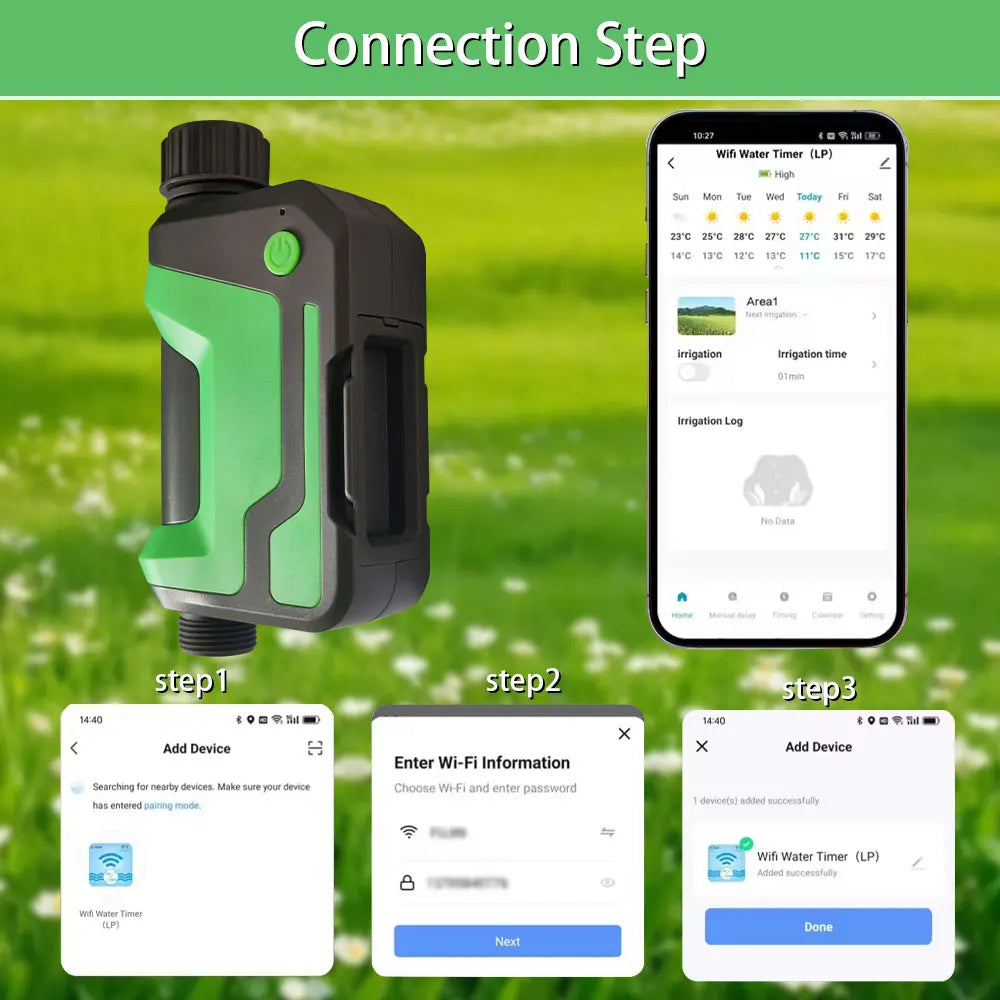 Wifi Smart Sprinkler Timer Garden Hose Watering System, Outdoor Water Timer Programmable,With Tuya App Remote Control Alexa 2025