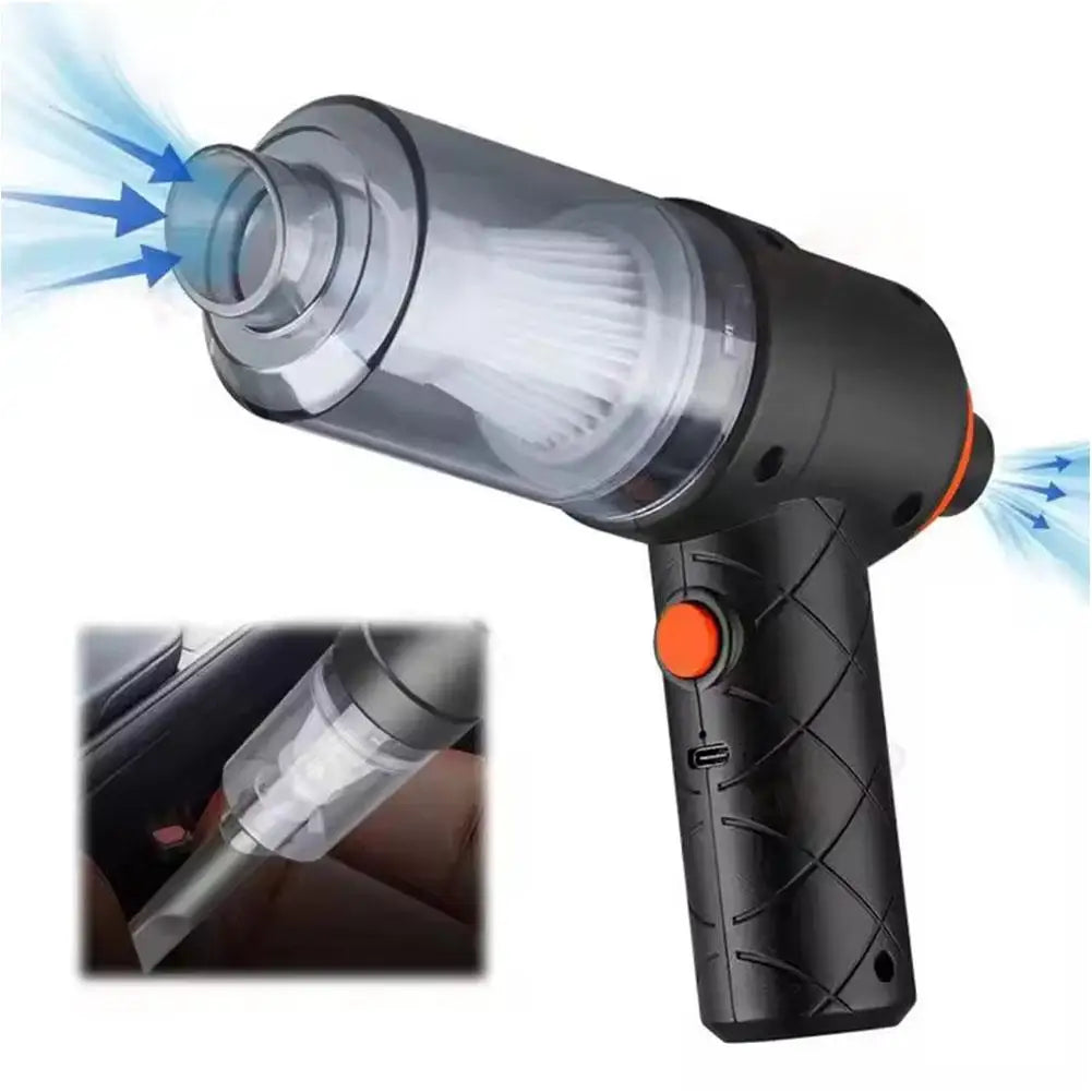 Mini Car Wireless Vacuum Cleaner Portable Strong Suction Household Cleaning Equipment Handheld Dust Collector Car Dust Blower