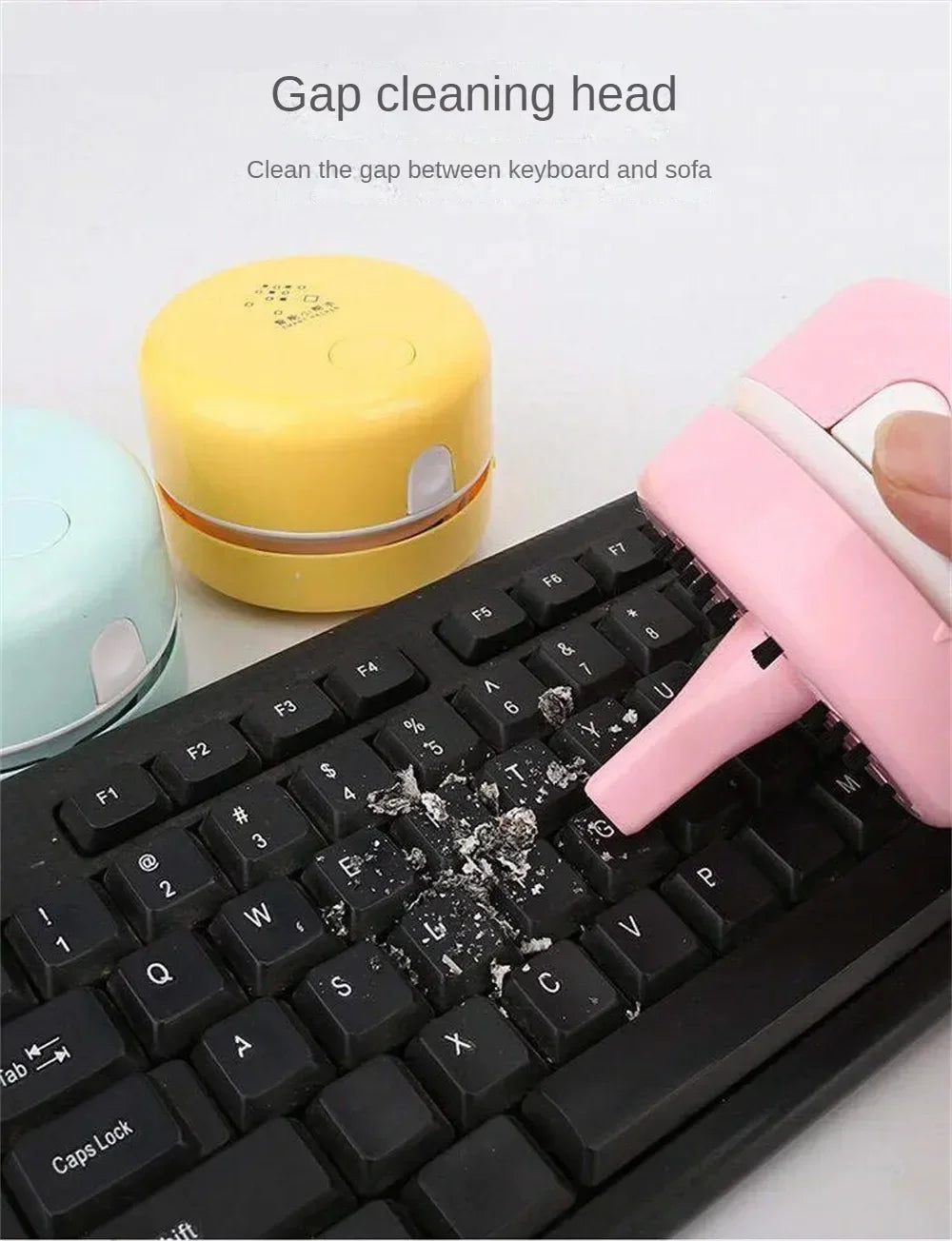 Mini Portable Vacuum Cleaner for Desk – Silent Cleaning Expert for Office & Study, Perfect Gift for Home & Office