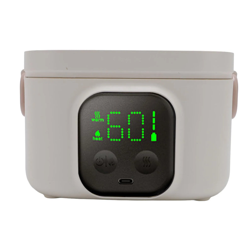 Electric Lunch Box Food Warmer Portable Insulation Mode Rechargeable 500ml Intelligent Constant Temperature Bowl for Travel
