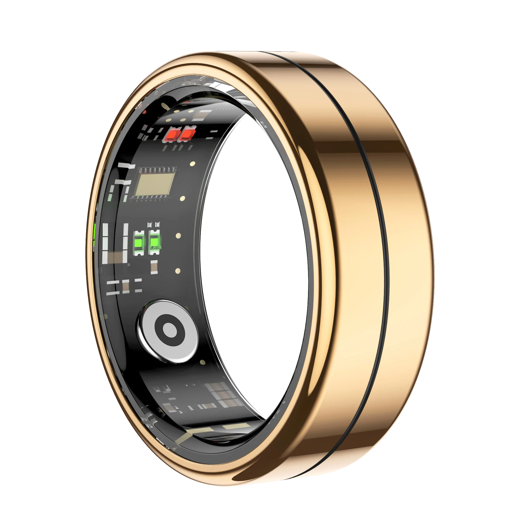 R04 Smart Ring for Men Women 5ATM Waterproof With Charging Case Health and Sleep Monitor Ring Multi-sport Mode Camera Control
