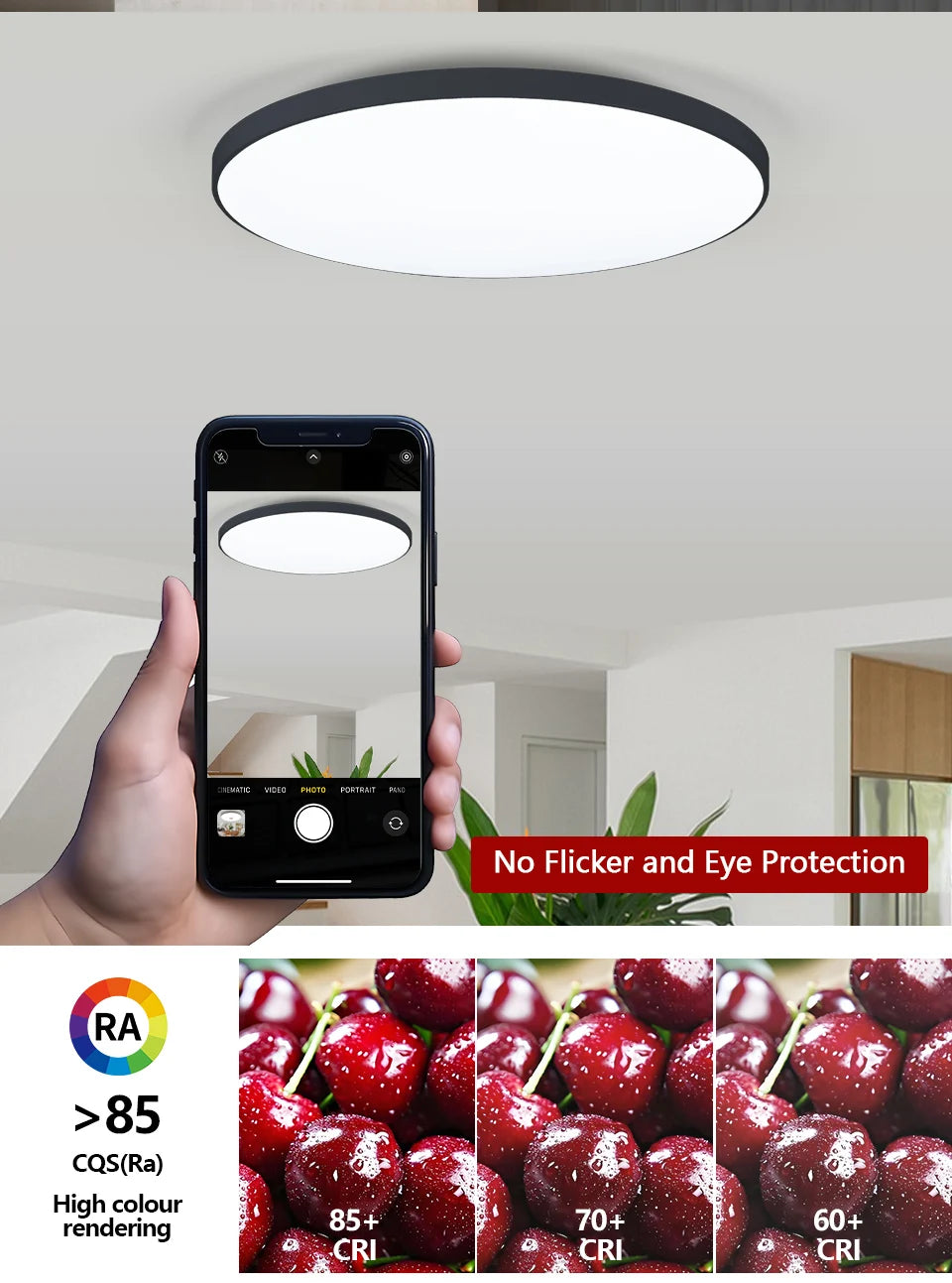 Smart Led Ceiling Lamp 36W 50W 220V Dimmable Modern Led Ceiling Lights With APP Remote Control For Bedroom Living Room