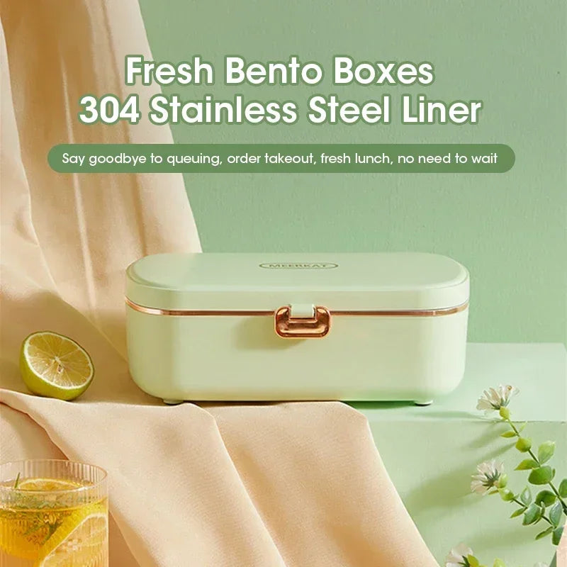 900ML Electric Lunch Box Portable Food Warmer With Heat Preservation For Office Worker Student Camping Heated Meal Box