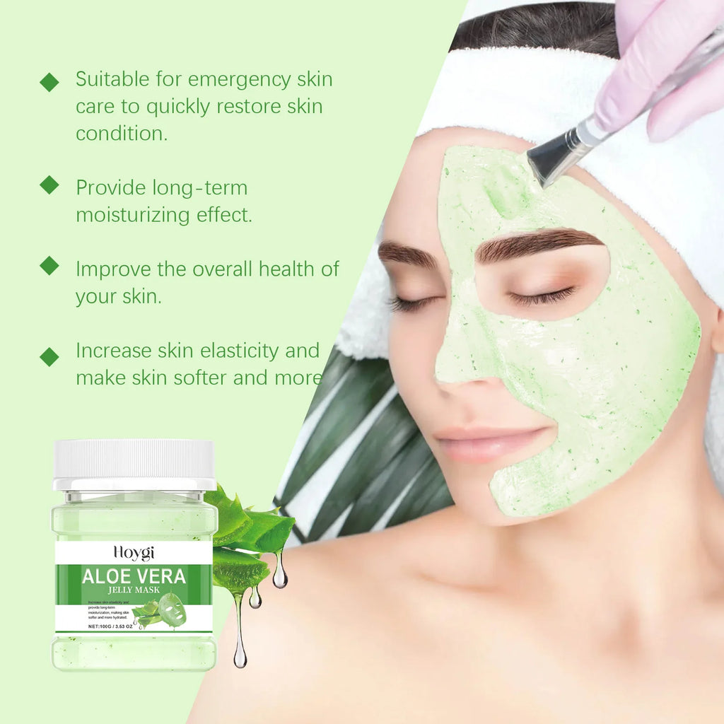 Jelly Mask Powder Hydrating Rose 24k Gold Soft SPA Nourishing Moisturize Peel OFF Facial Revitalizing Crystal DIY Facial Mask
