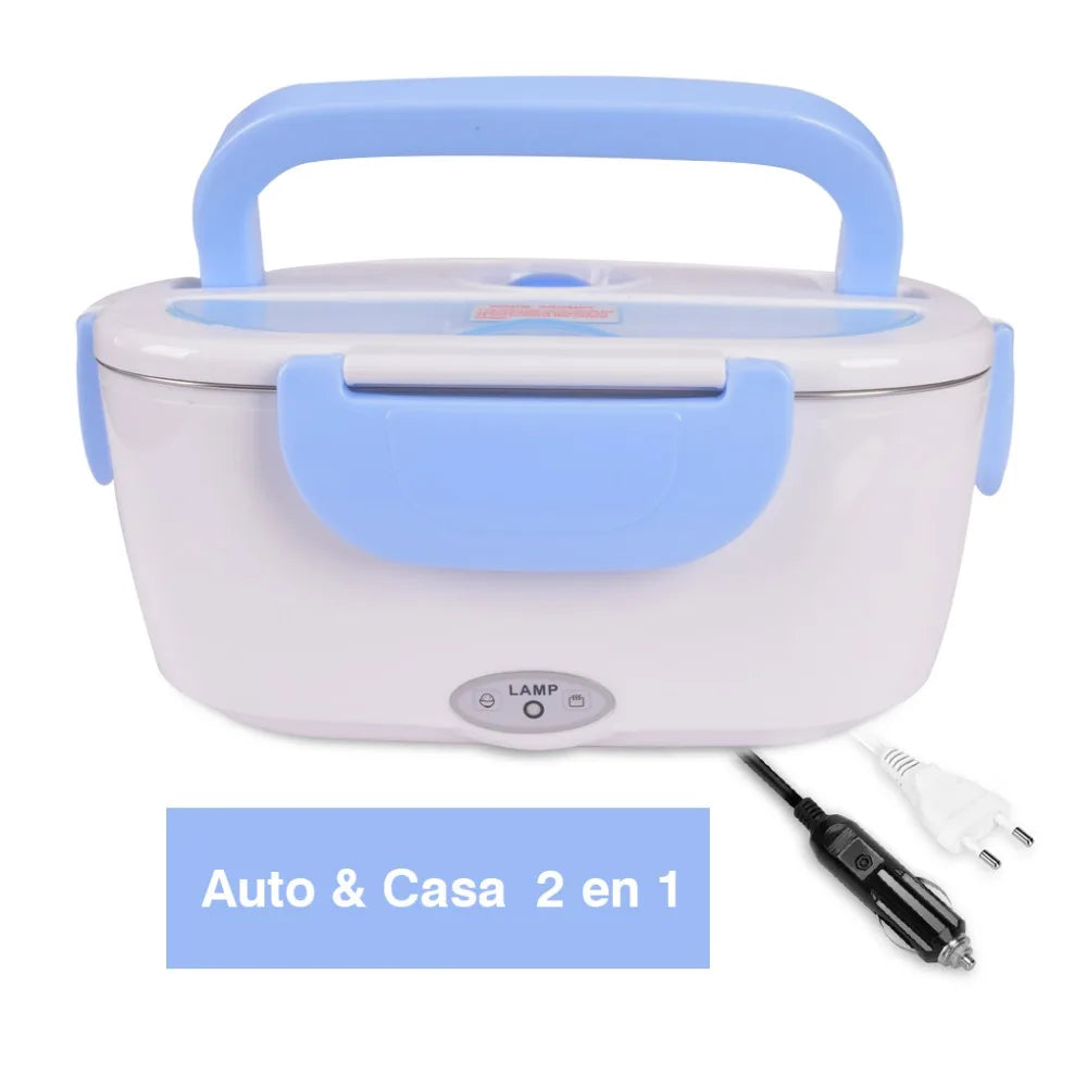 3-in-1 Electric Lunch Box Warmer - Fast Heating 12V/24V/110V Portable Food Container for Adults, Truck Drivers &Office Workers
