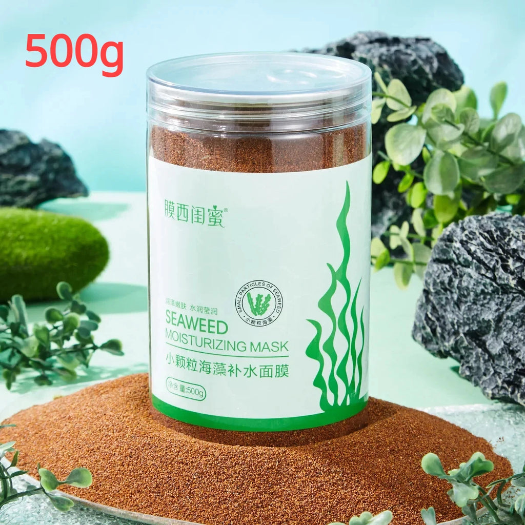 500g/650g Milk Seaweed Jelly Mask Powder Small Particles Marine Algae Moisturizing Mask Mud Softening Skin Improving Roughness