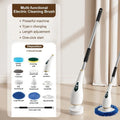 New  8-in-1 Electric Cleaning Brush Wireless Telescopic Handheld Household Kitchen Floor Bathroom 8 Heads Clean Scrubber Clean