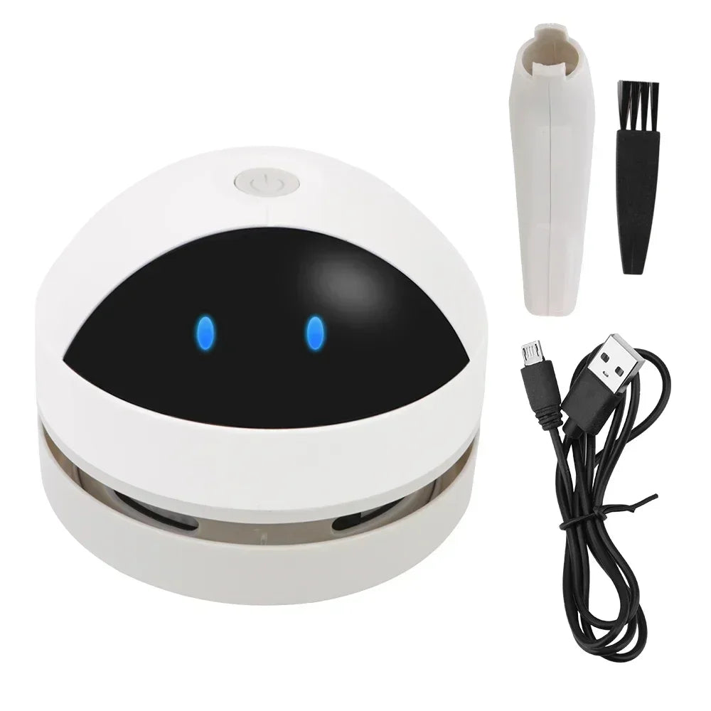 Mini Vacuum Cleaner Portable Desk Table Dust Vacuum USB Handheld Table Sweeper Hair Pencil Crumbs Cleaning Tool Vacuum Cleaner