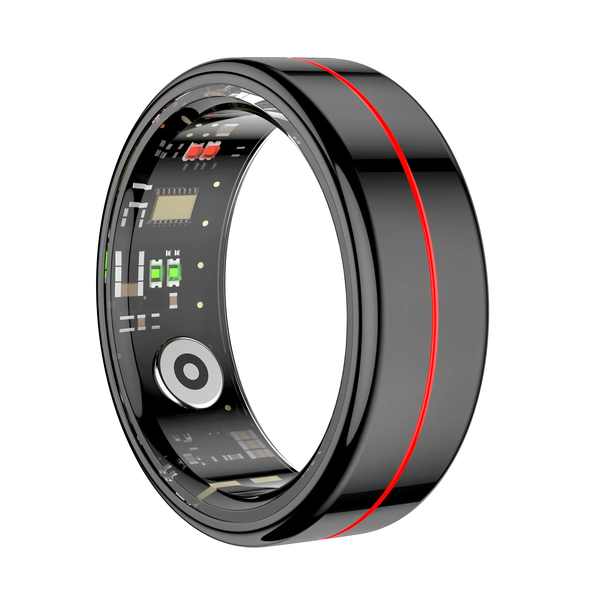 R04 Smart Ring for Men Women 5ATM Waterproof With Charging Case Health and Sleep Monitor Ring Multi-sport Mode Camera Control