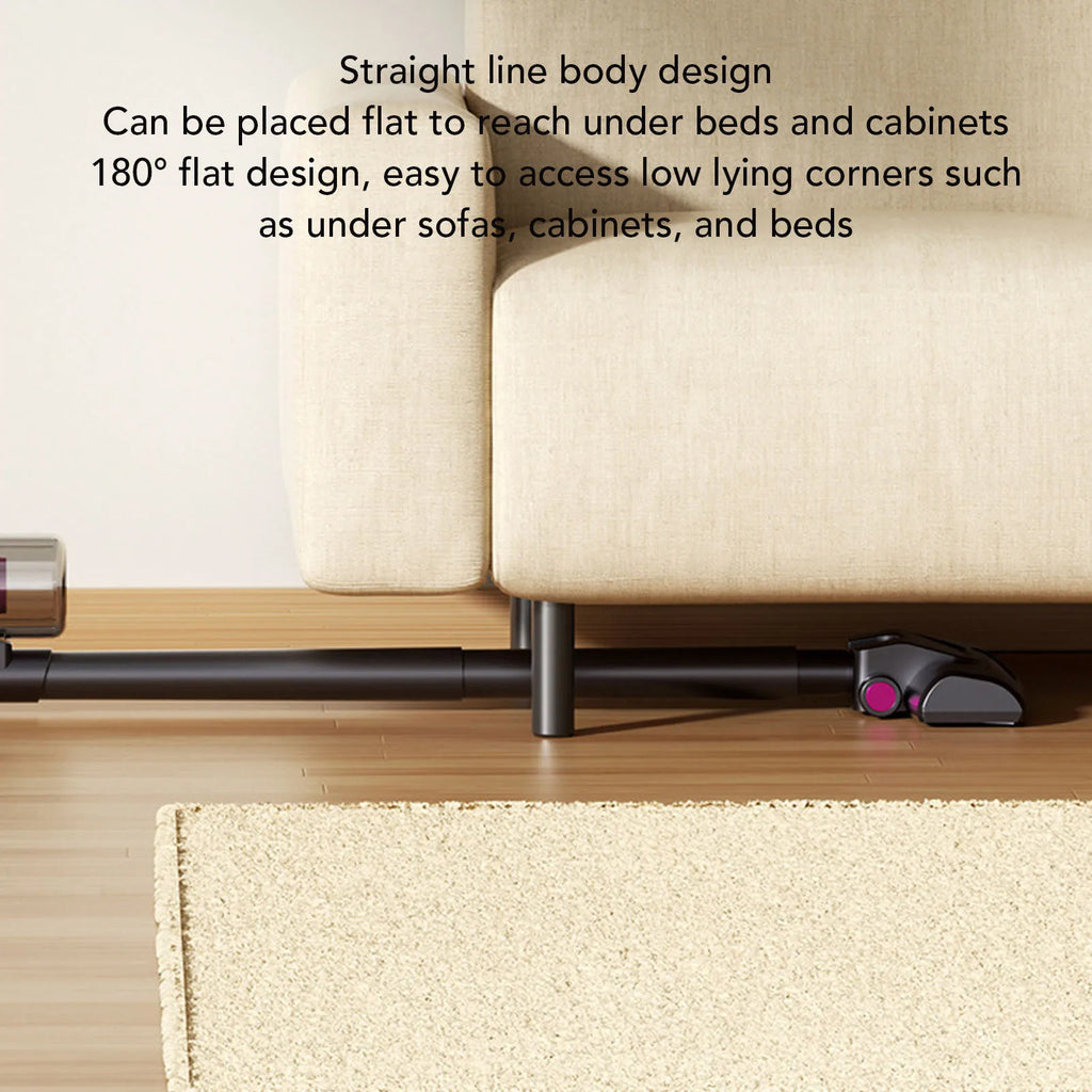 Cordless Mattress Vacuum Cleaner with UV Lighting 11Kpa Suction Powerful Tapping USB Bed Vacuum Cleaner