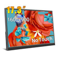 Portable Monitor 17.3 Inch External Laptop Display with USB-C HDMI Port Ultra-Thin Mobile Monitor for Business Travel Gaming