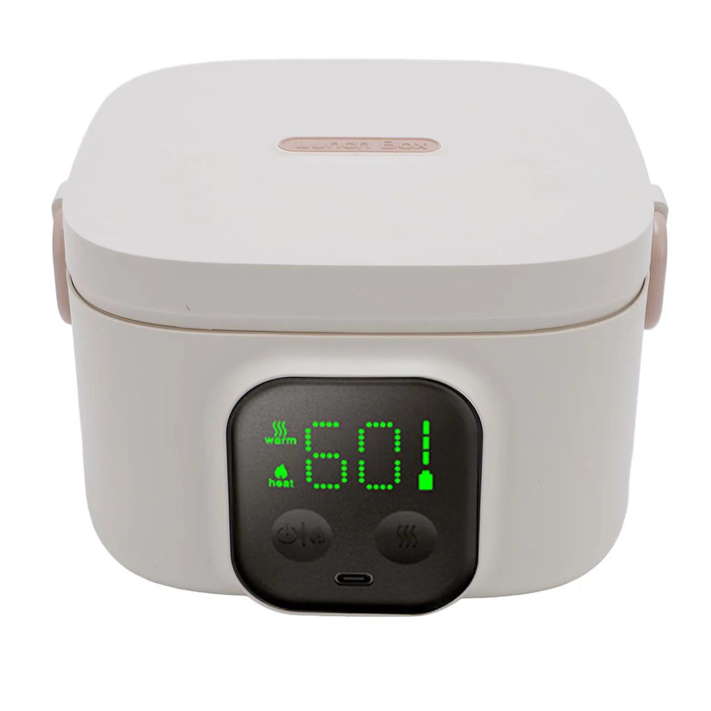 Electric Lunch Box Food Warmer Portable Insulation Mode Rechargeable 500ml Intelligent Constant Temperature Bowl for Travel