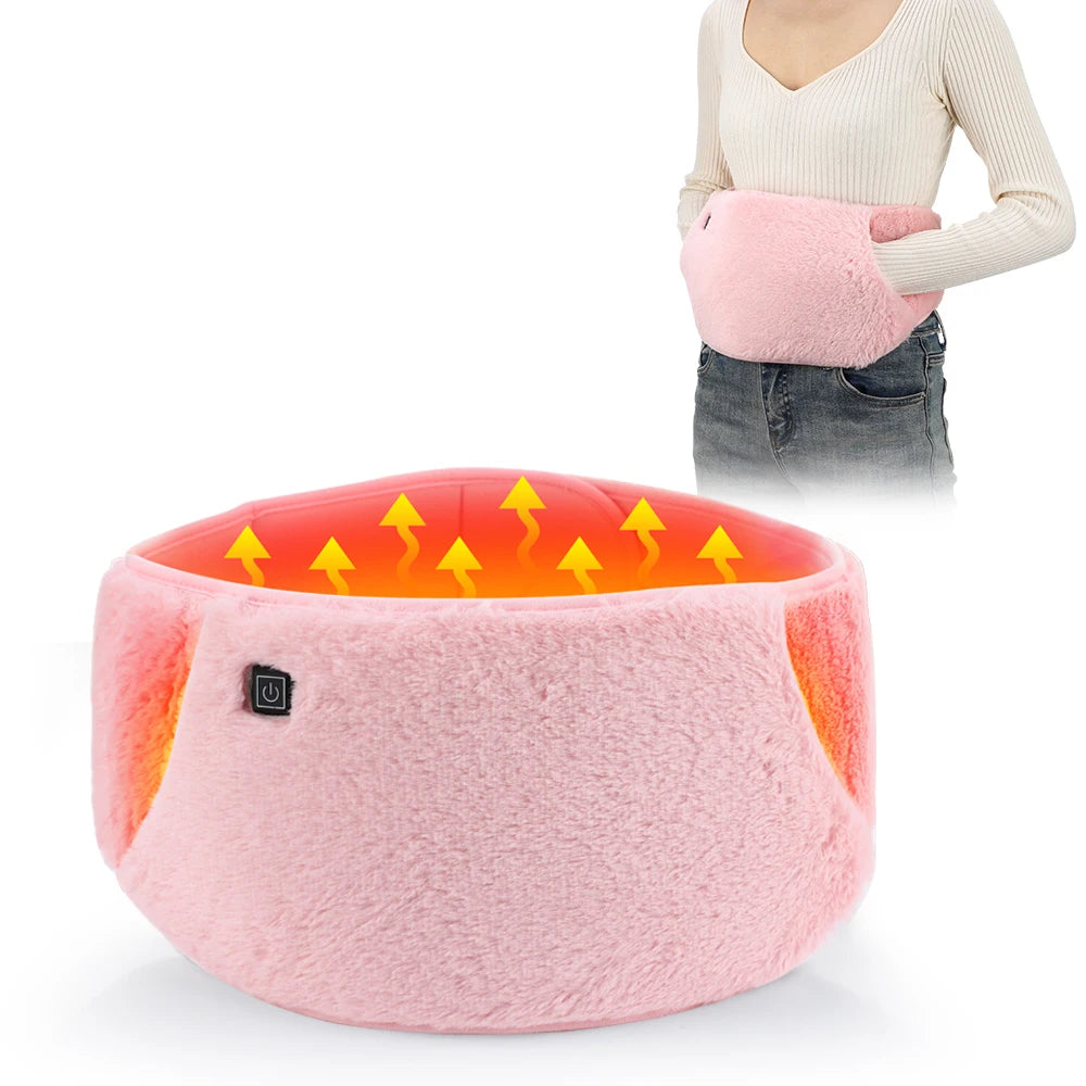 Electric Heating Waist Belt USB Hand Warmer Winter Hot Compress Abdominal Lumbar Uterus Heater