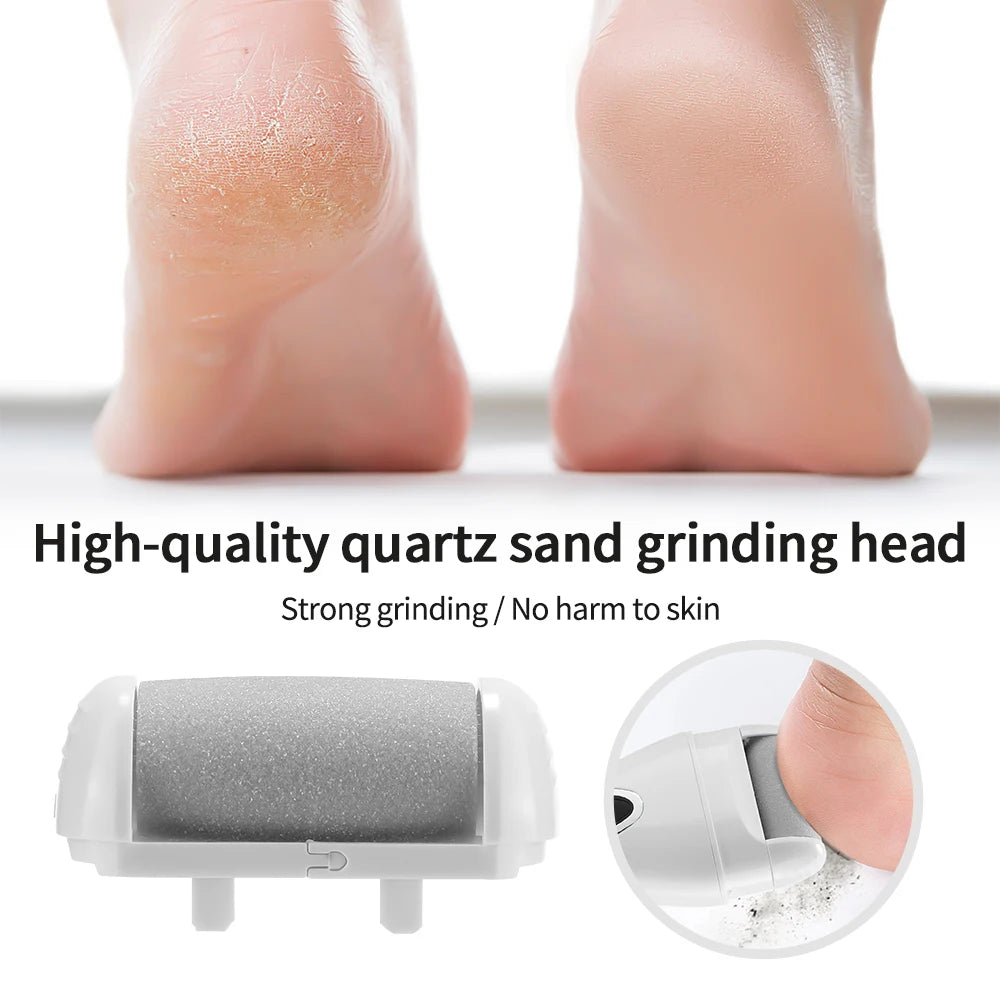 Electric Foot Grinder Automatic Pedicure Tool Remove Dead Skin Calluses Thick Leather Polishing Gentle Exfoliation 2 Gears