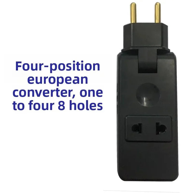 1pc New Electrical Outlet Extender Seat Extender - Power Socket Extender In Three Specification Rotatable Folding Portable Tonfa