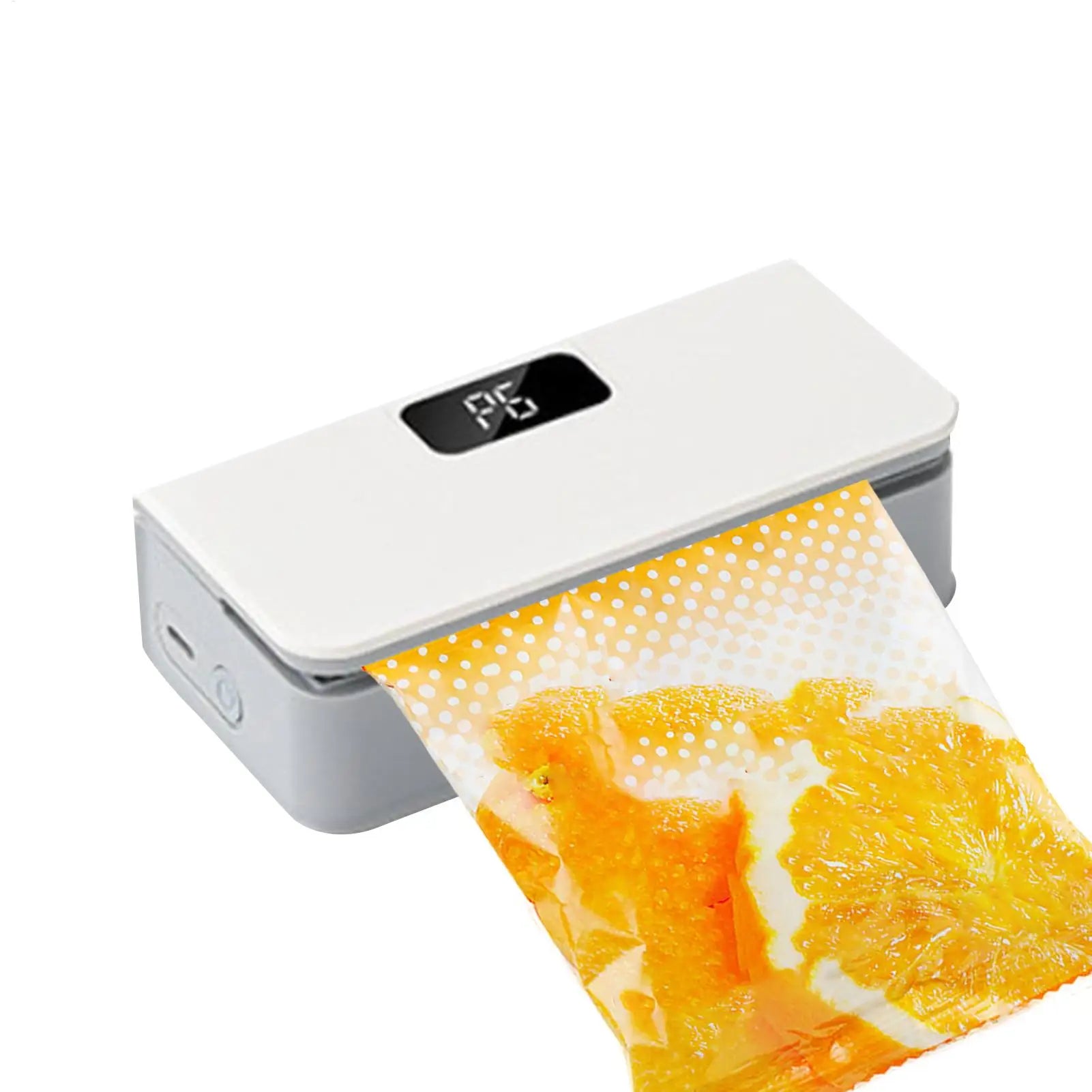 Mini Sealer 6-Mode Rechargeable Magnetic Heat Sealer with Cutter Electric Handheld Bag Sealing Machine for Home Kitchen Packagin