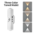 LED Motion Sensor Night Light RGB Colors Changing Wireless Wall Lamp Rechargeable Magnetic Sunset Lamp for Bedroom Living Room